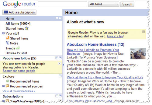 Google Reader како еден RSS читач Google Reader како еден RSS читач